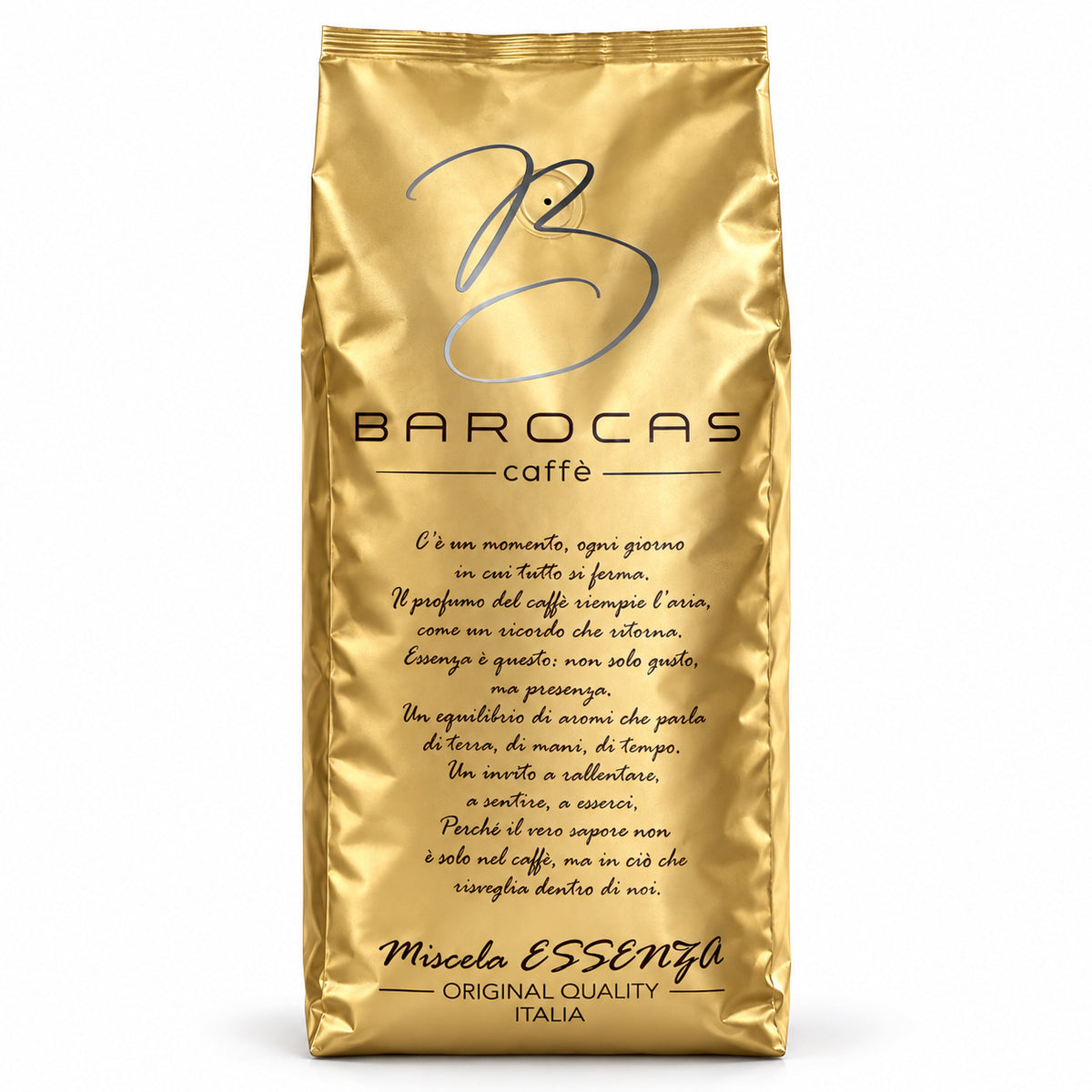 Barocas Caffè Miscela Essenza in grani, confezione da 1 kg